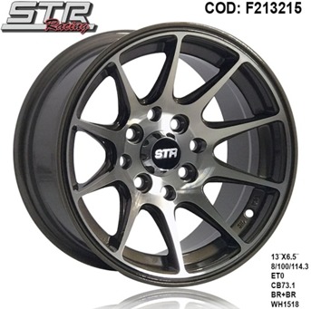 AROS # 13X6.5 8X100-114 ET0 BR WH1518